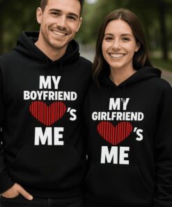 Pärchen-Hoodies My boyfriend girlfriend loves me