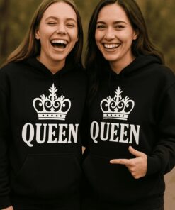 Pärchen-Hoodies Queen Queen