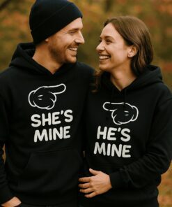 Pärchen-Hoodies She is mine He is mine