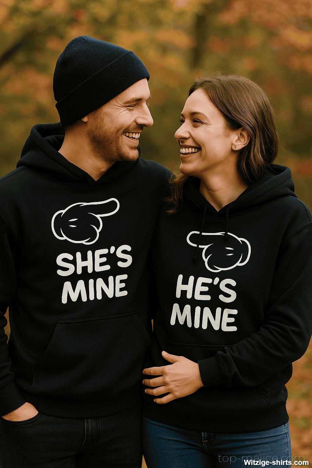 Pärchen-Hoodies She is mine He is mine