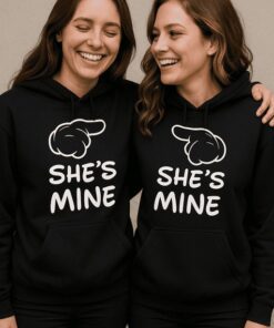Pärchen-Hoodies She's mine