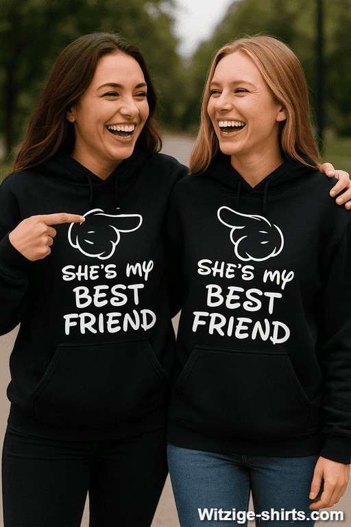 Pärchen-Hoodies She's my best friend