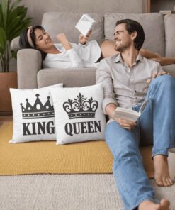 Pärchen-Kissen King Queen