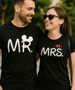 Pärchen-T-Shirts Mr Mrs
