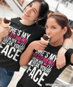 Pärchen-T-Shirts she's my best friend