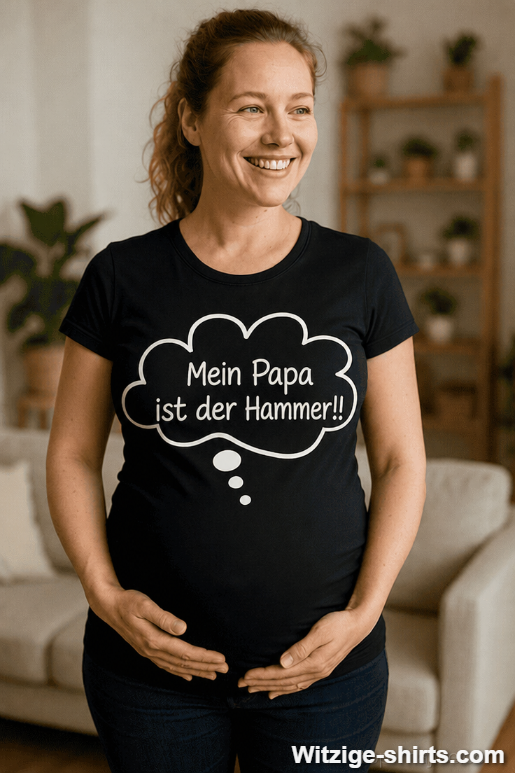 Schwangerschafts T-Shirt Mein Papa ist der Hammer