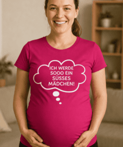 Schwangerschafts T-Shirt sooo süßes Mädchen werden