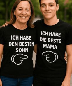 T-Shirt Set Mama und Sohn