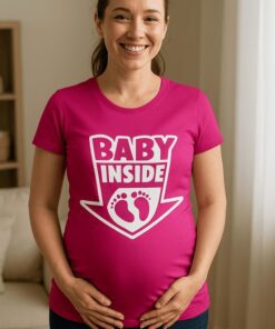 Umstands-T-Shirt Baby inside