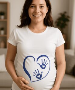 Umstands-T-Shirt Herz mit Händchen