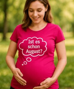 Umstands-T-Shirt ist es schon mit beliebigem Monat