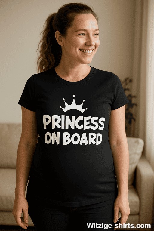 Umstands-T-Shirt Princess on Board