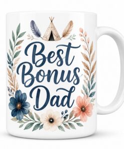 Tasse "Best Bonus Dad" - Geschenk fuer Bonuspapa, 330 ml